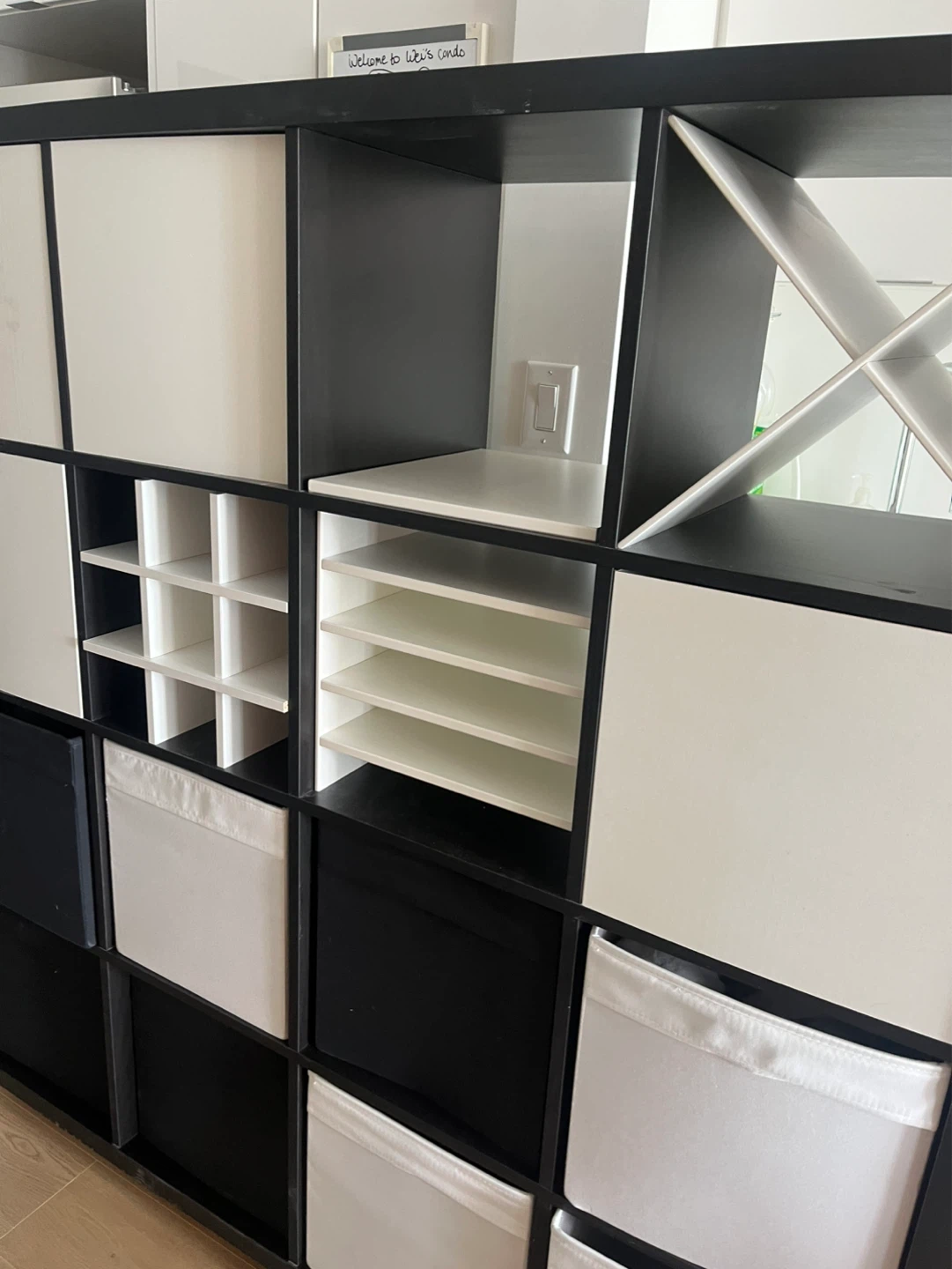 Wall-like Room divider storage cabinet - photo 2