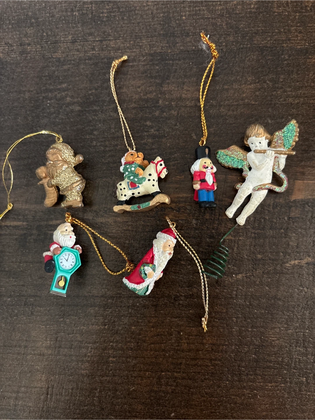 Miniature Christmas Ornaments - Set of 6