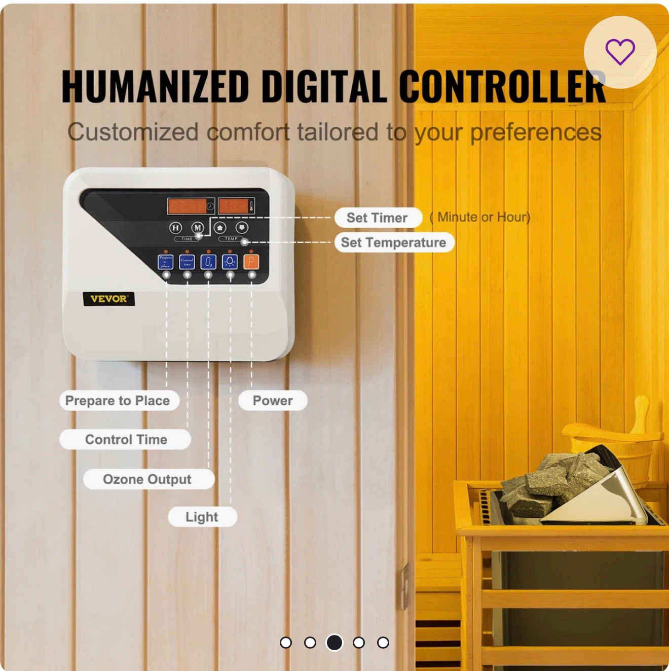 VEVOR Sauna Heater with Digital Controller - photo 5