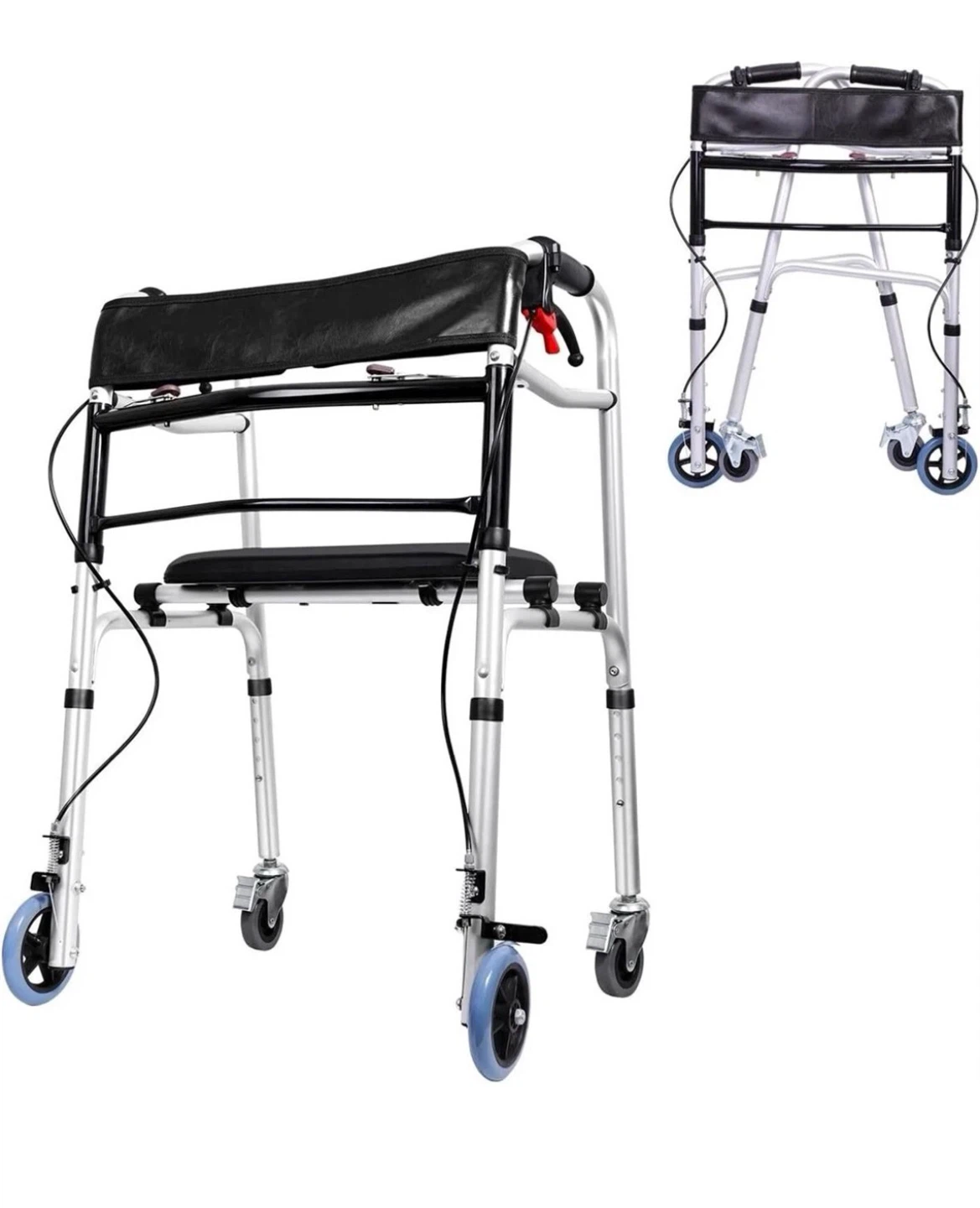 Lightweight Walkers for Seniors, Height Adjustable Walker440Lb