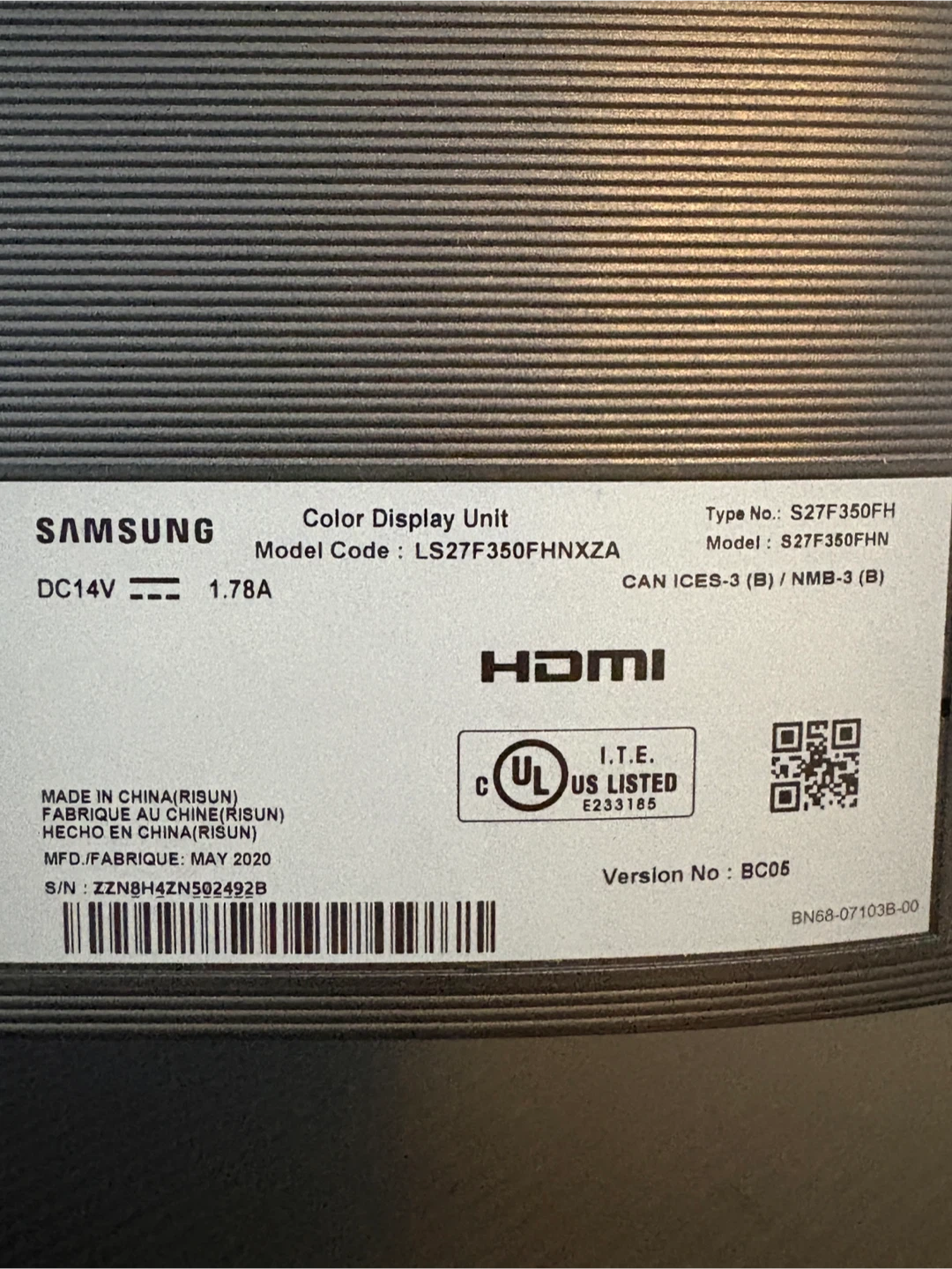Samsung 27inch 60hz monitor - photo 5