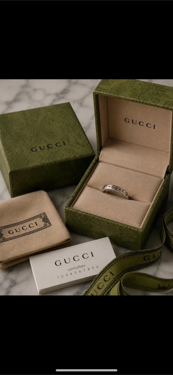 NEED GONE TODAY! ‼️GUCCI Silver GG Ring