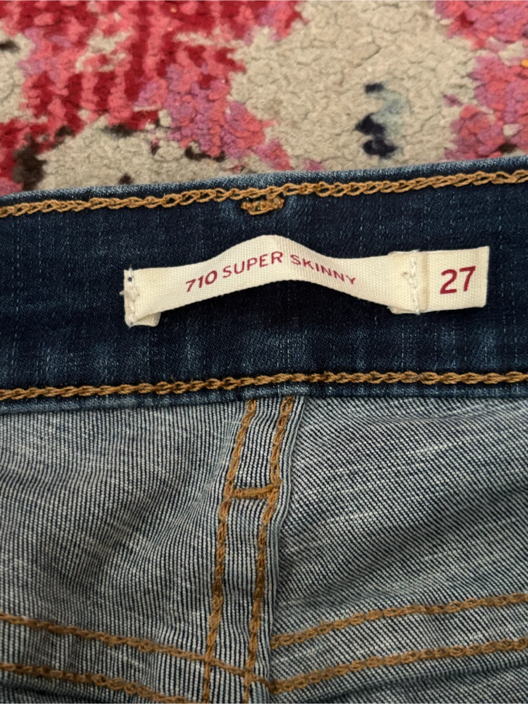 Levi's 710 Super Skinny Jeans Size 27 - photo 2