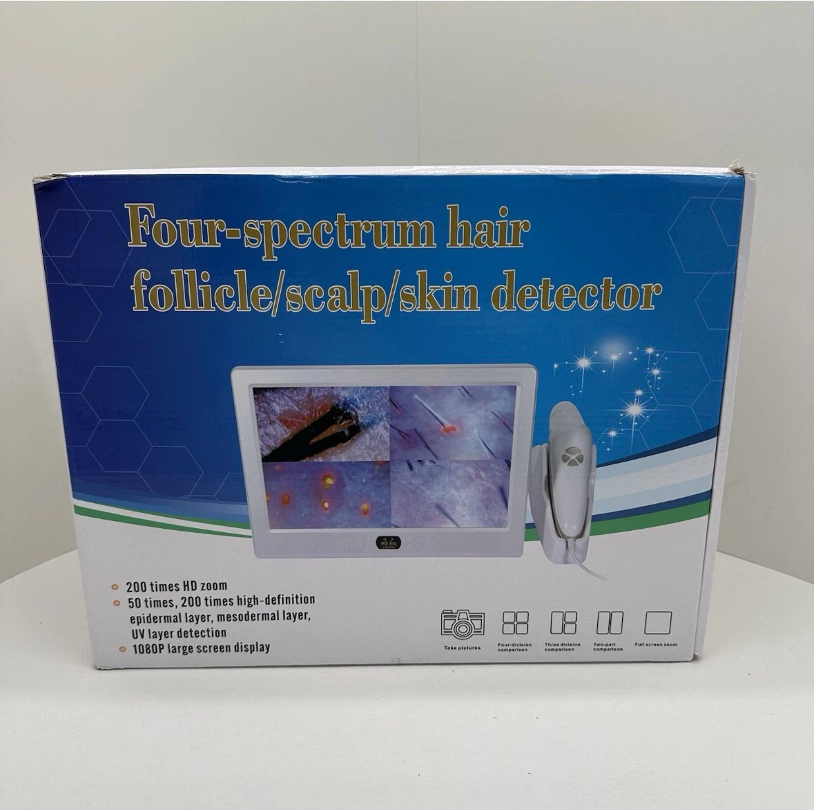 Scalp Detector, 13inch 50X/200X Lens Multi‑Functional