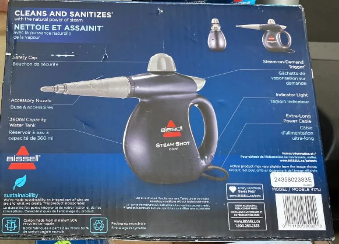 Bissell Steam Shot handheld steam cleaner