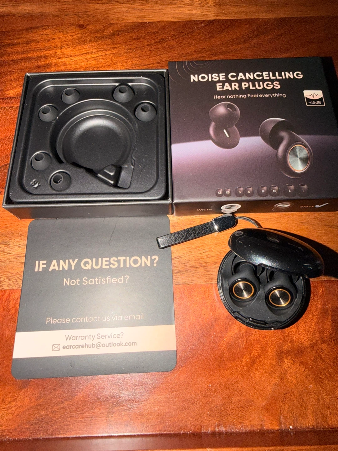 Noise Cancelling Ear Plugs - Black New - photo 2