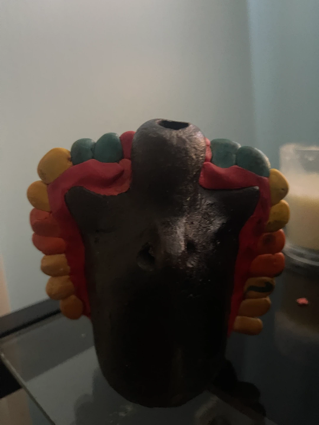 Hand made from Mexico Jaguar death whistle - photo 2