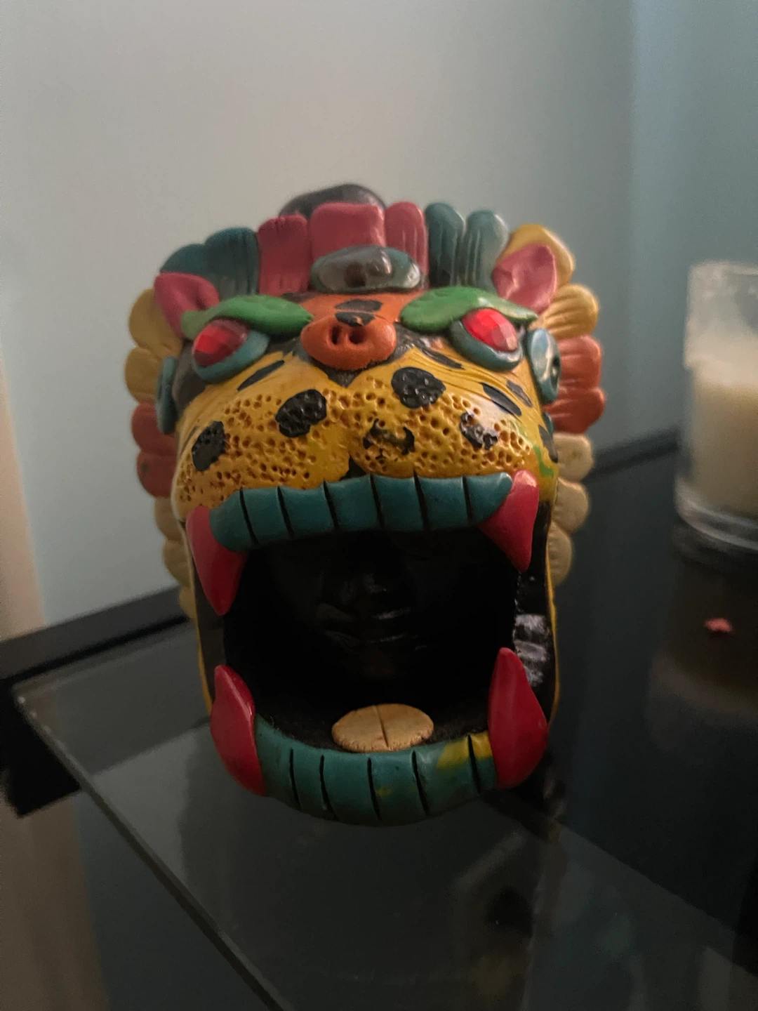 Hand made from Mexico Jaguar death whistle - photo 4