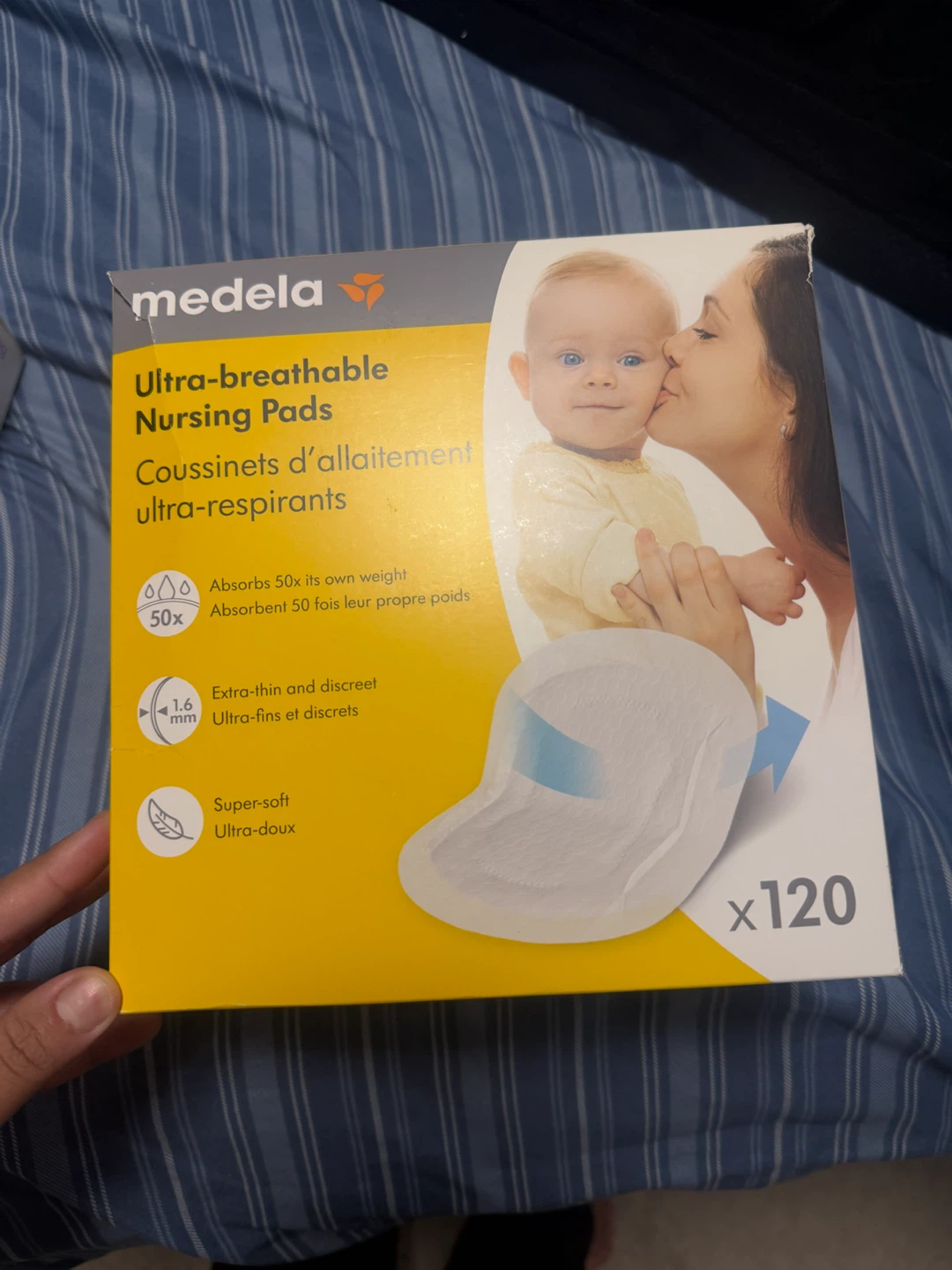 Medela nursing pads and Frida Mom postpartum underwear