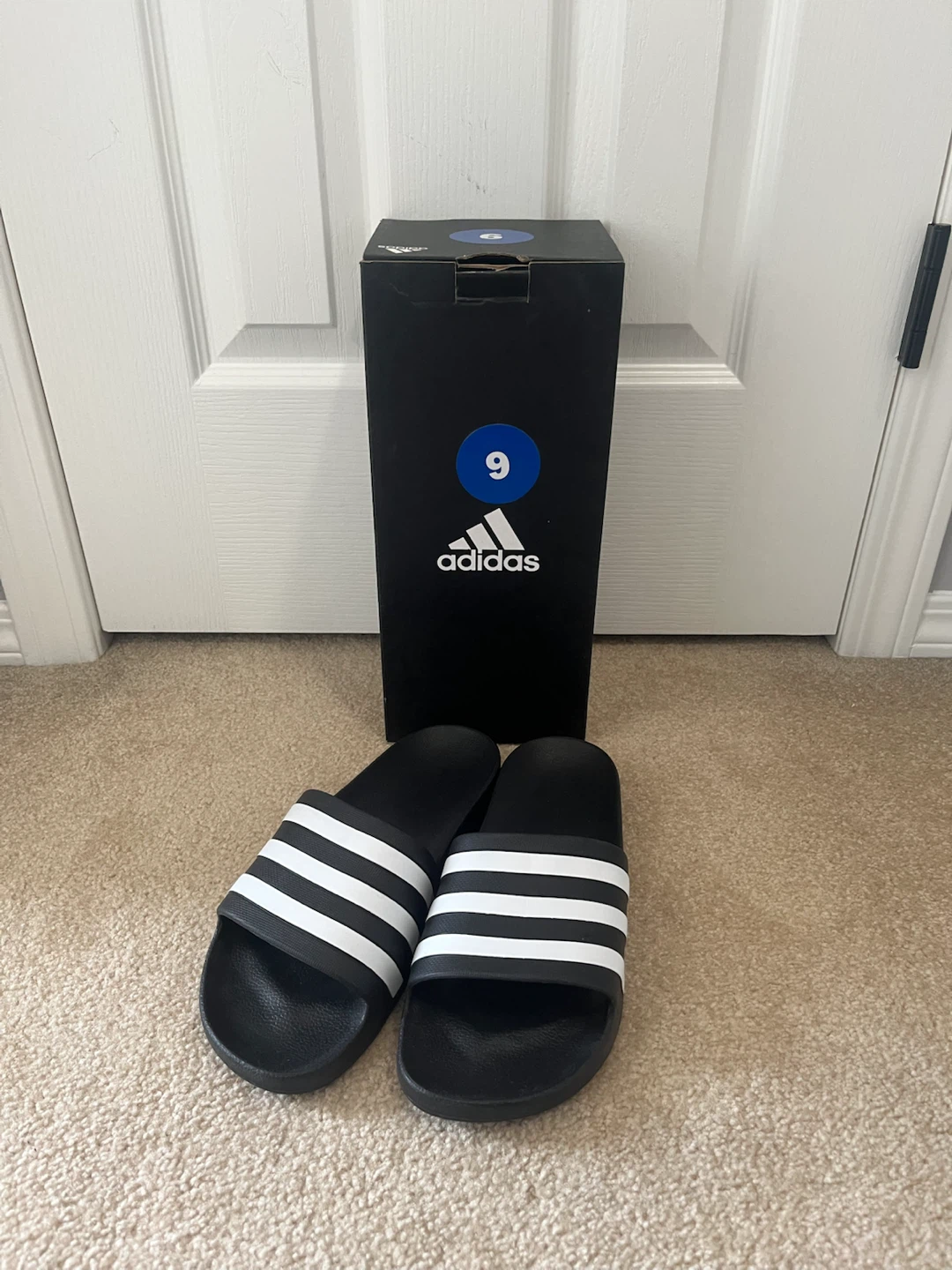 Adidas Slides - Size 9