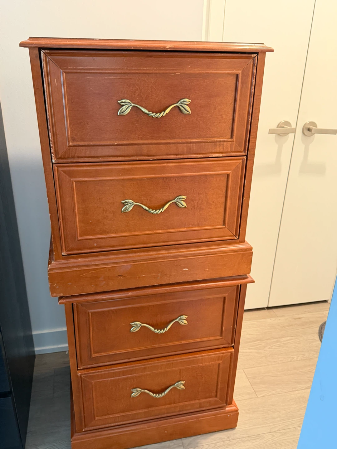vintage Wood Chest of Drawers