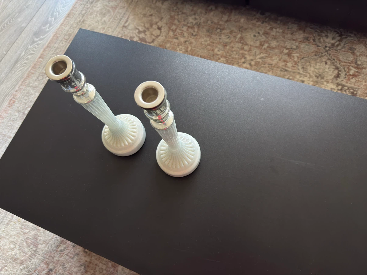 Pair of Decorative Candlesticks - photo 3