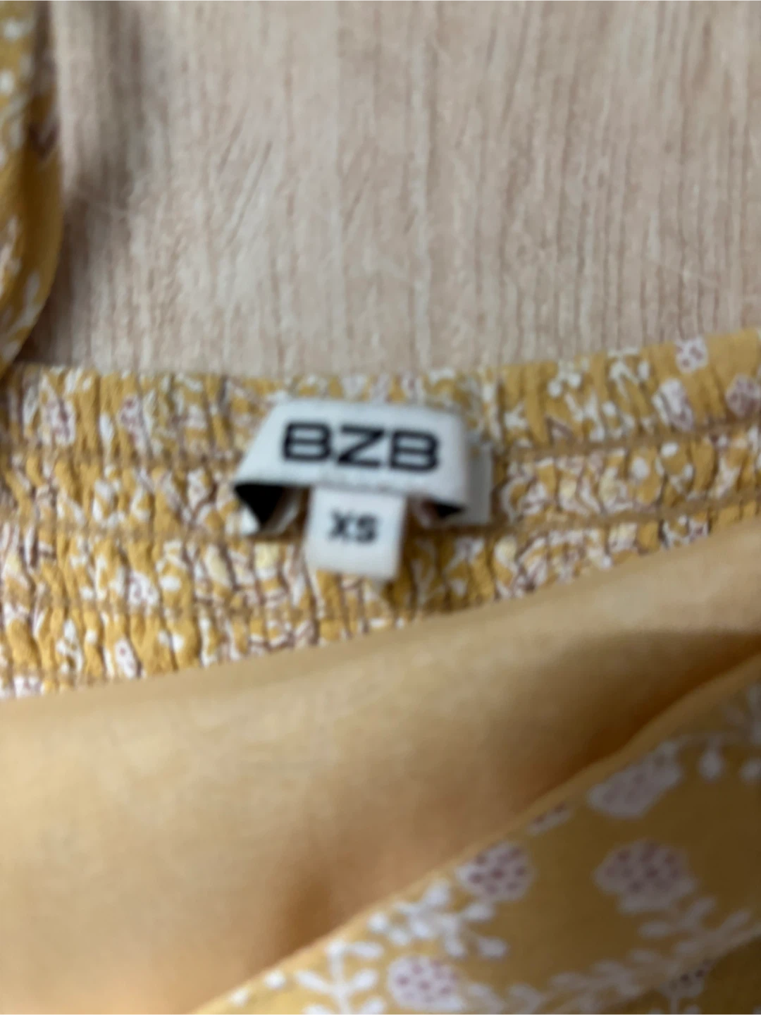 BZB Yellow Floral Print Sundress