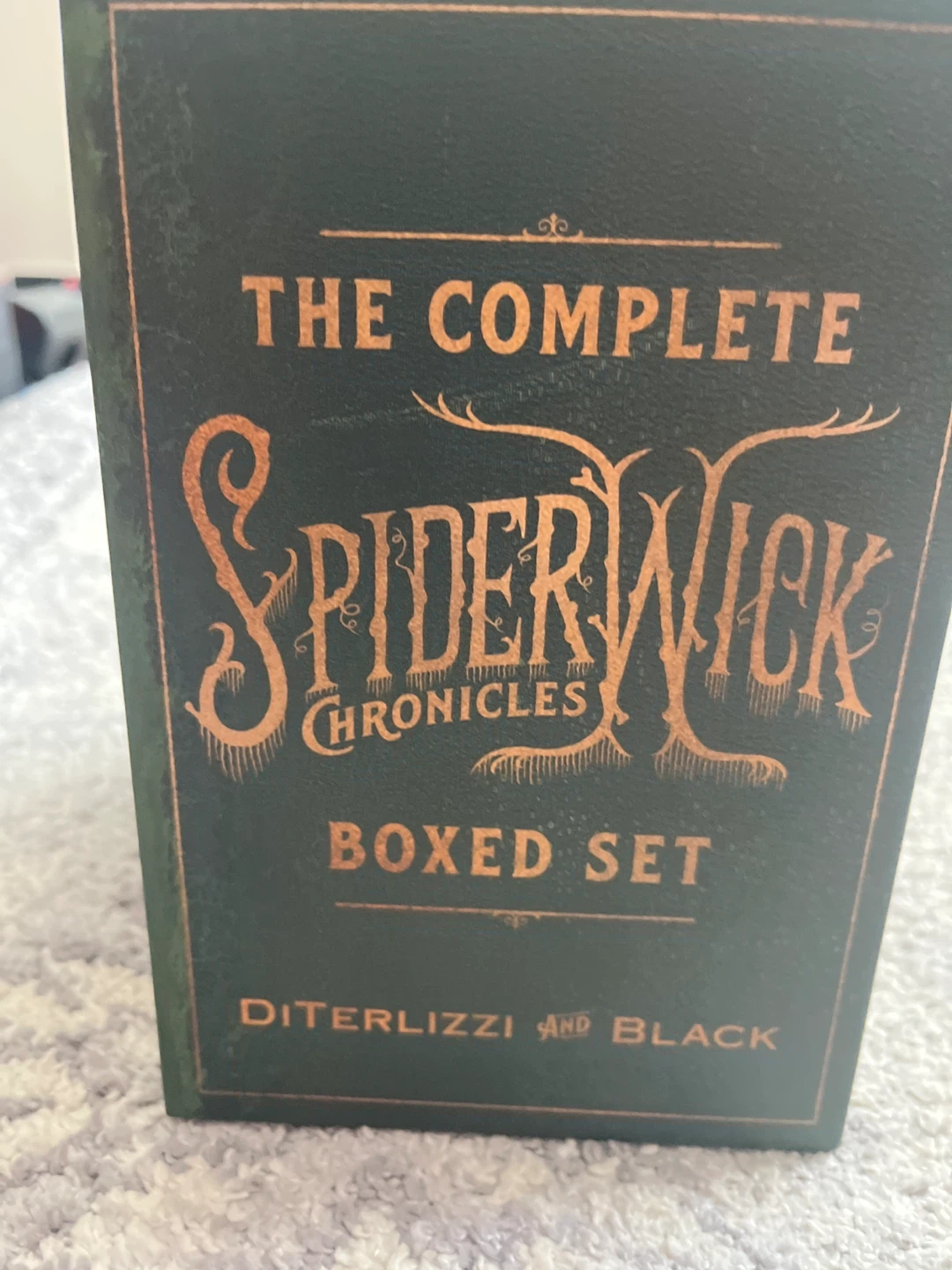 The complete boxed set of the spiderwick