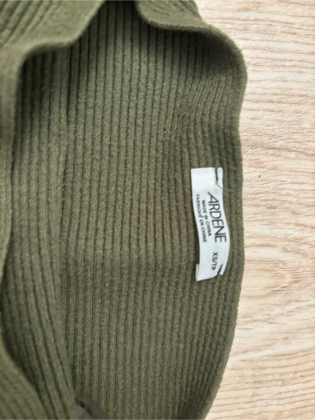 ARDENE Ribbed Long Sleeve Sweater - XS/TP - photo 2