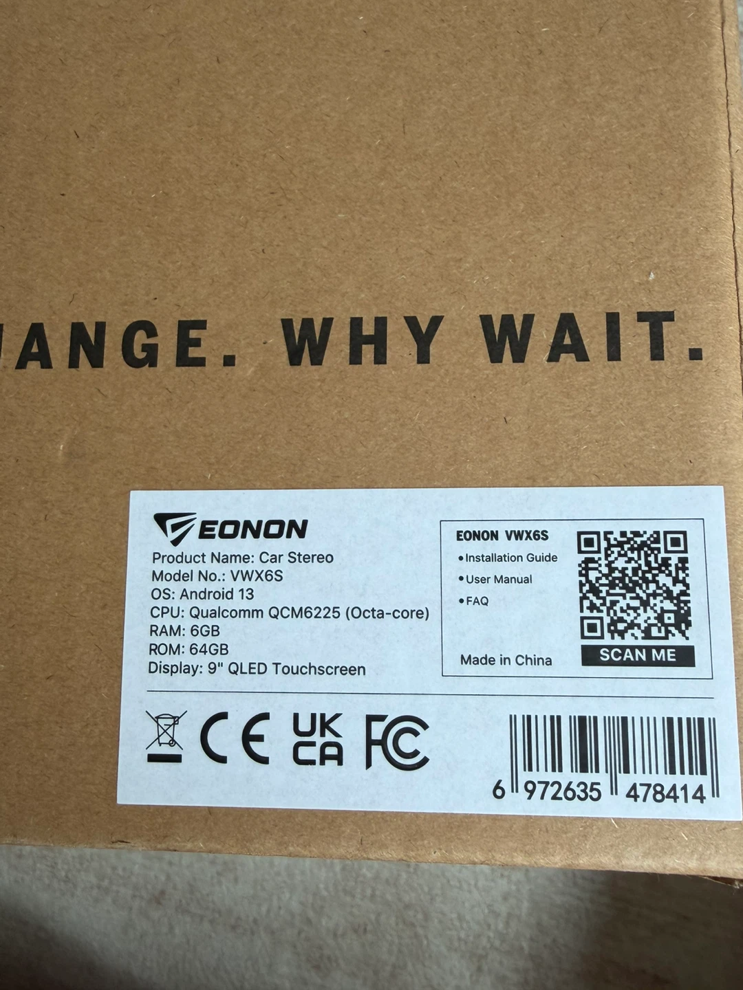 Eonon Car Stereo VWX6S 9" QLED Touchscreen - photo 5