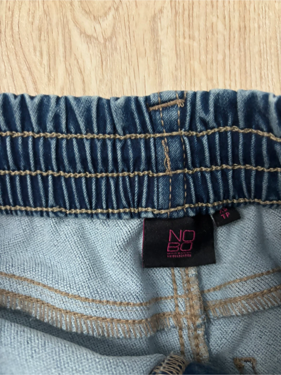NO BOUNDARIES Blue Denim Cargo Jogger Pants - photo 3