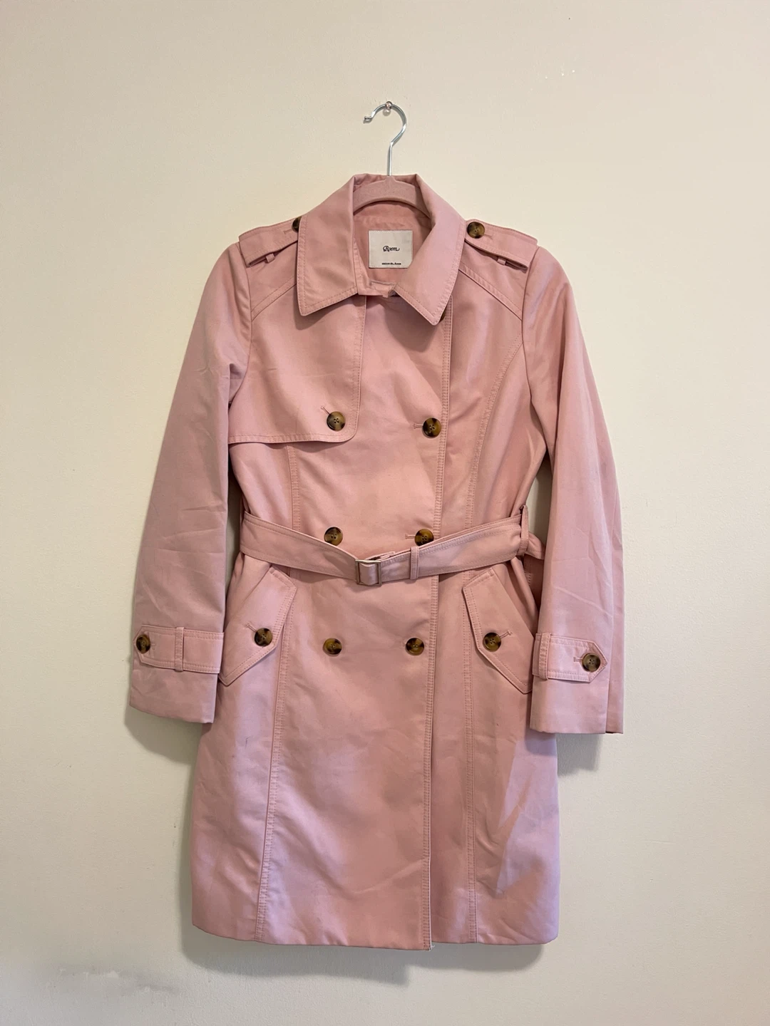 Pink Trench Coat