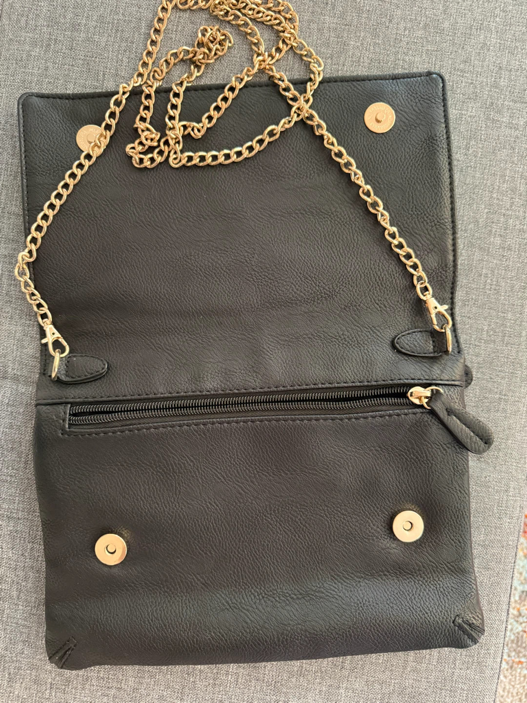 ALDO Black Clutch with Chain - photo 2