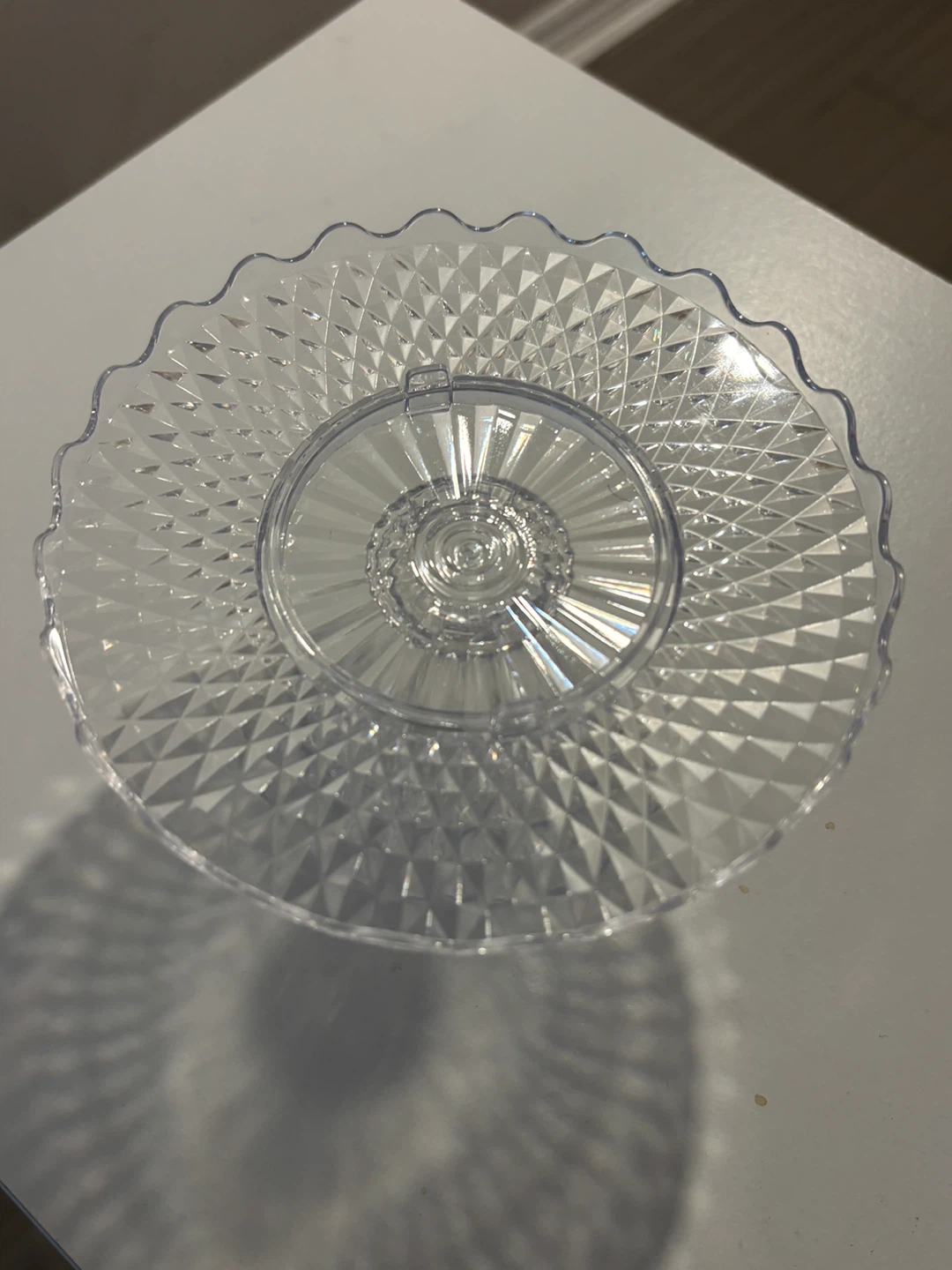 Clear Plastic Mini Cake Stand 5” - photo 2
