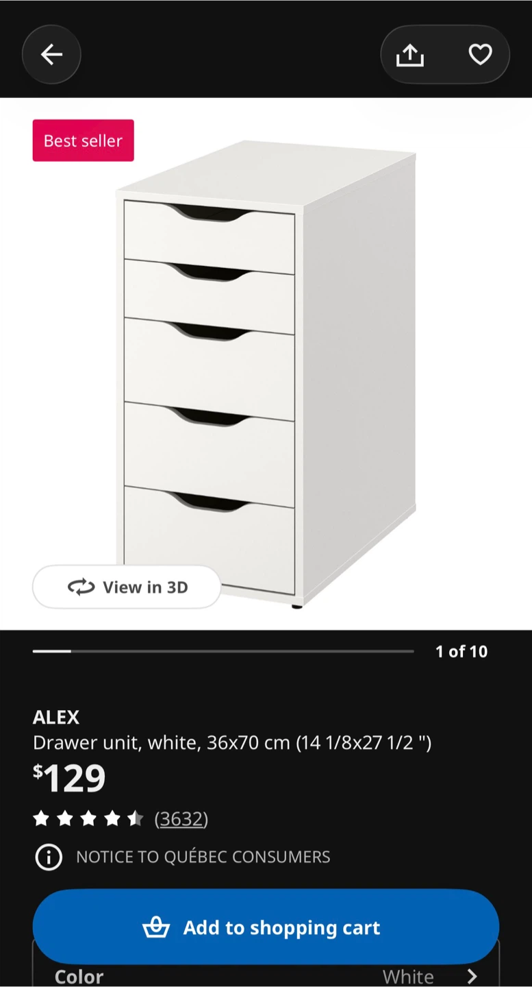 MOVING OUT SALE IKEA Drawer ALEX - photo 4