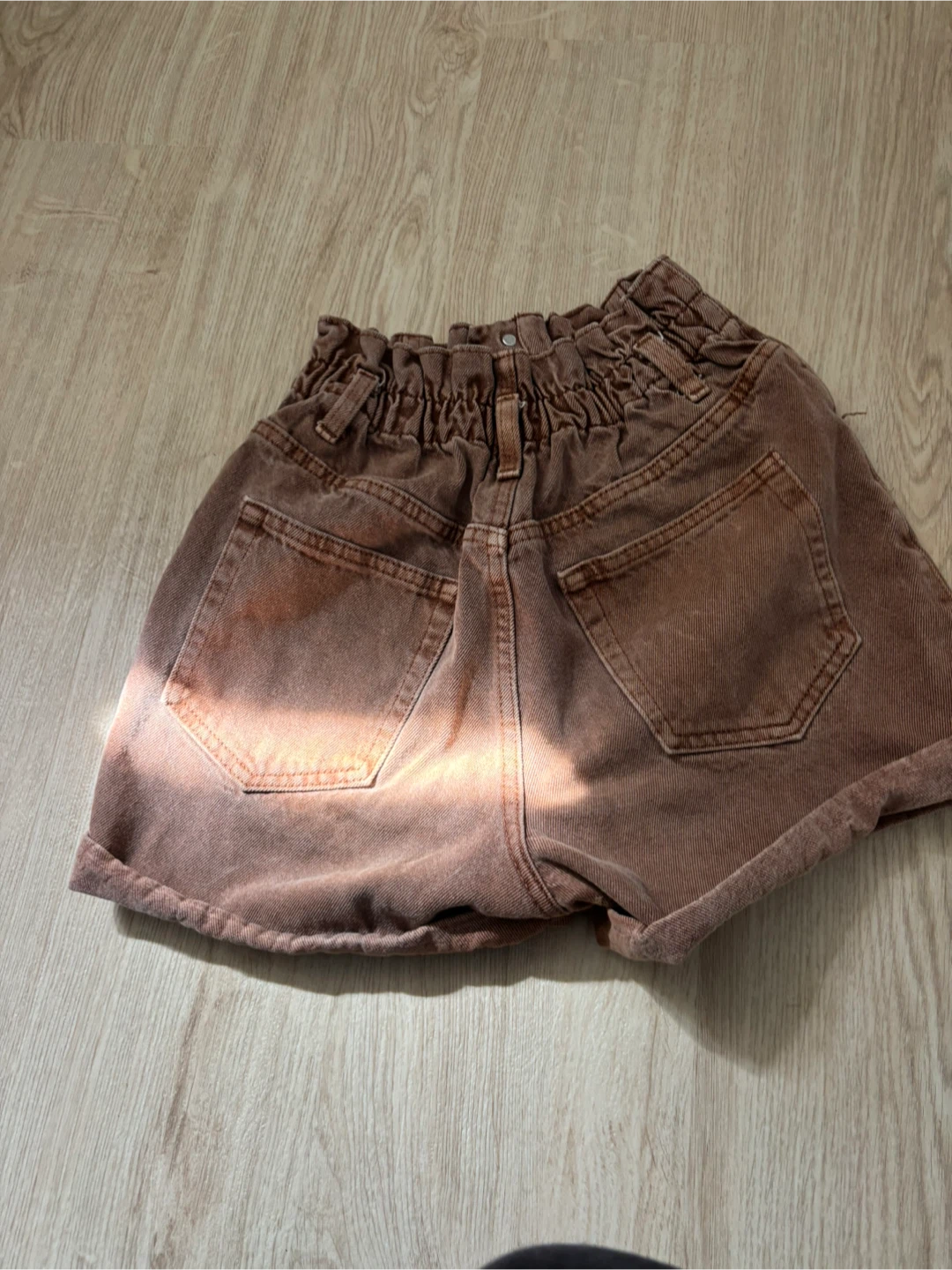 Kiabi Brown Denim Shorts - photo 2