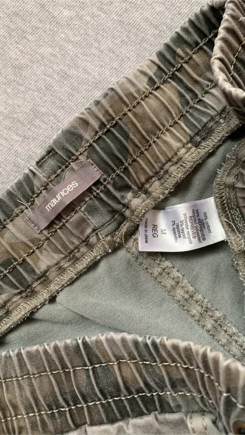 Maurices Camo Print Pants ~ Ladies Size M - photo 3