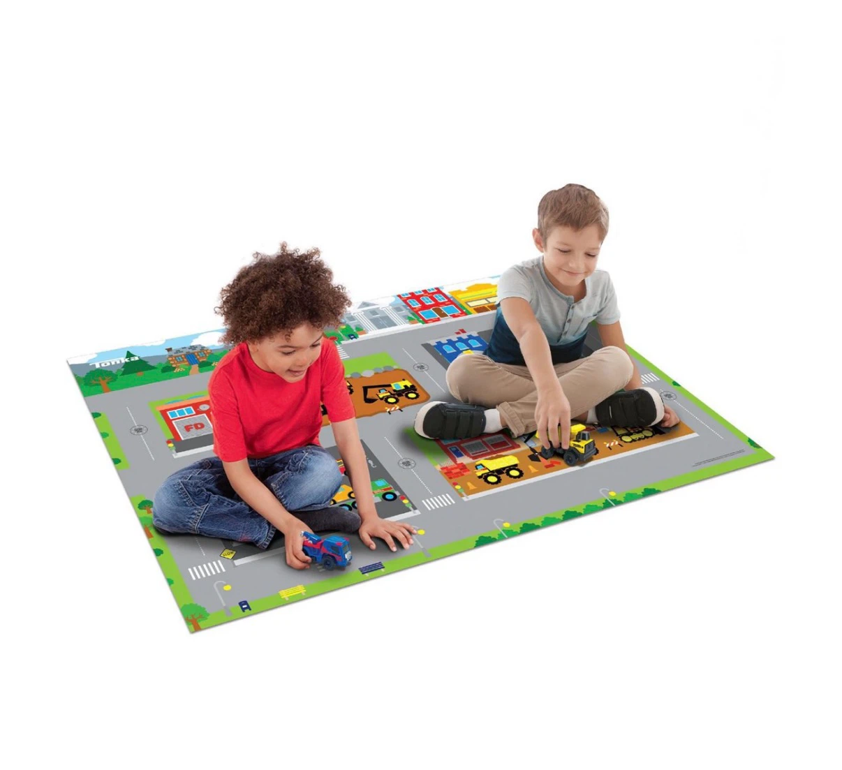 Tonka Toy Truck Set with Play Mat