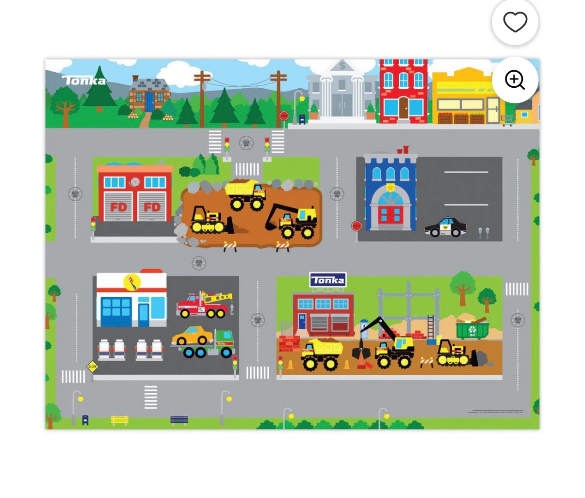 Tonka Toy Truck Set with Play Mat - photo 3