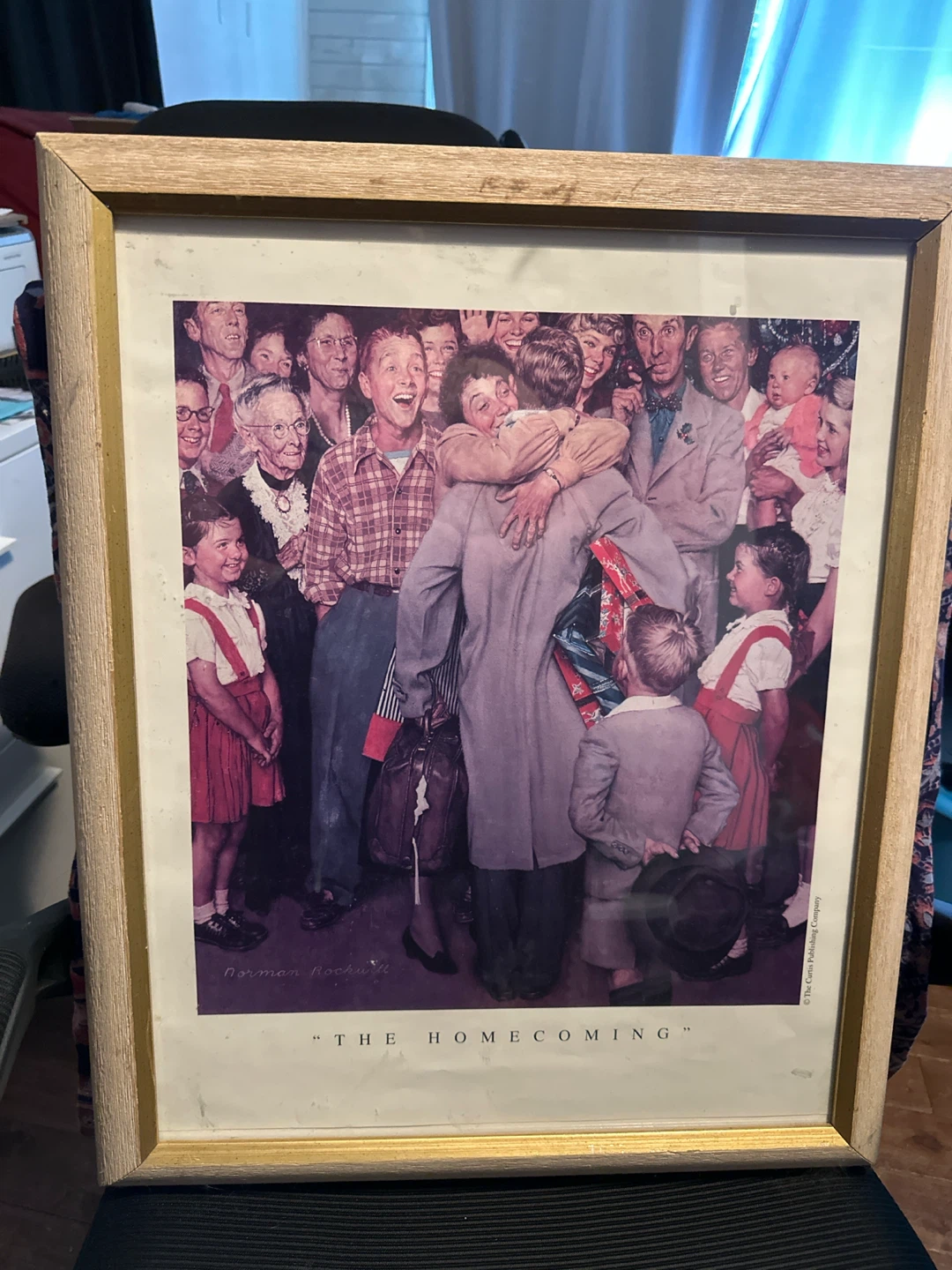 Norman Rockwell The Homecoming Framed Print