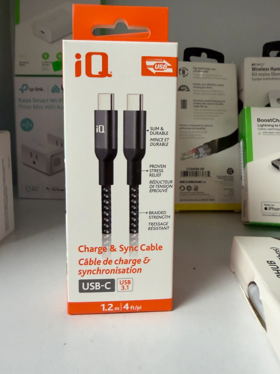 iQ USB-C Charge & Sync Cable - 1.2m / 4ft