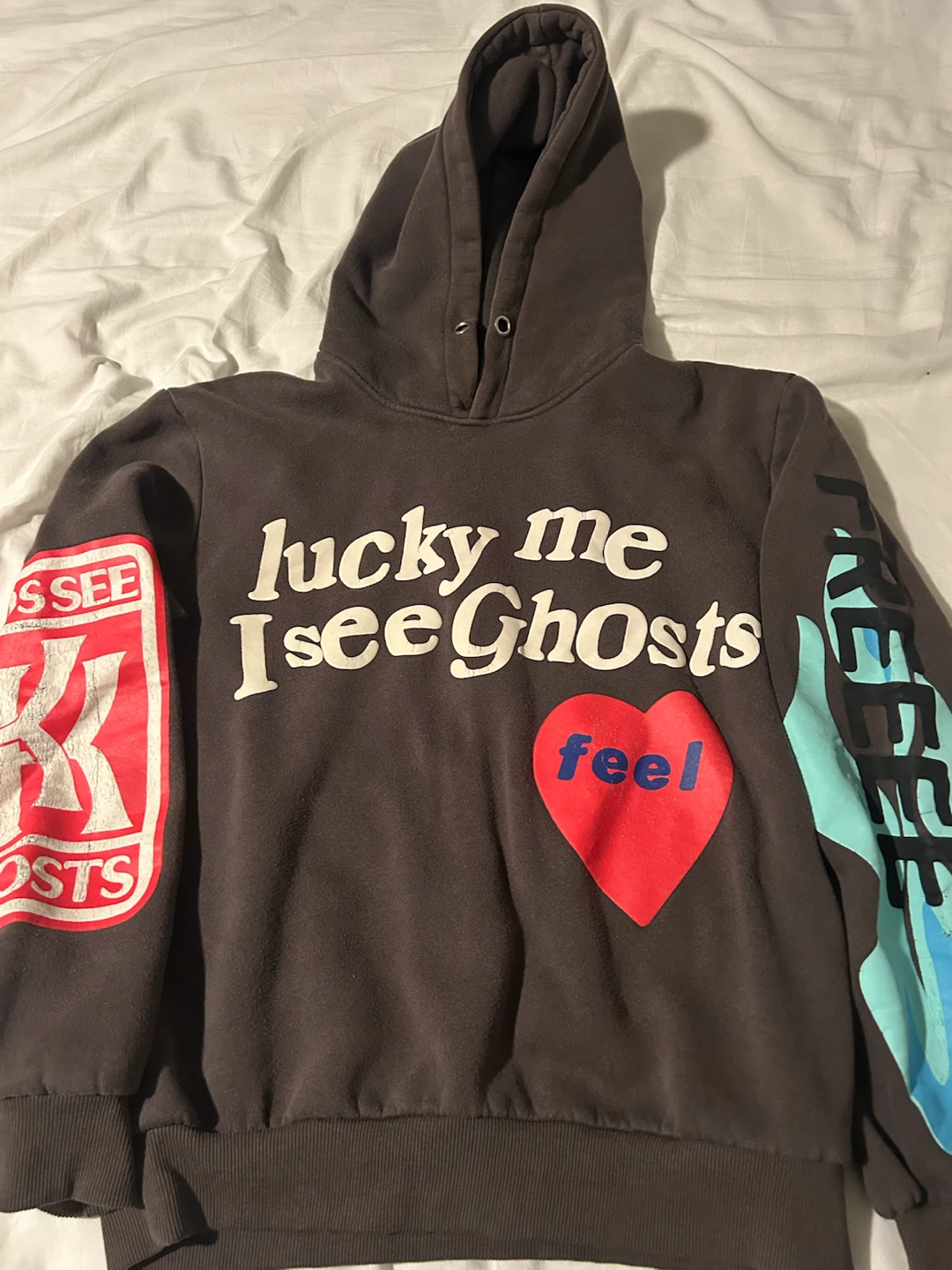 Lucky Me I See Ghosts Hoodie Camp Flog Gnaw