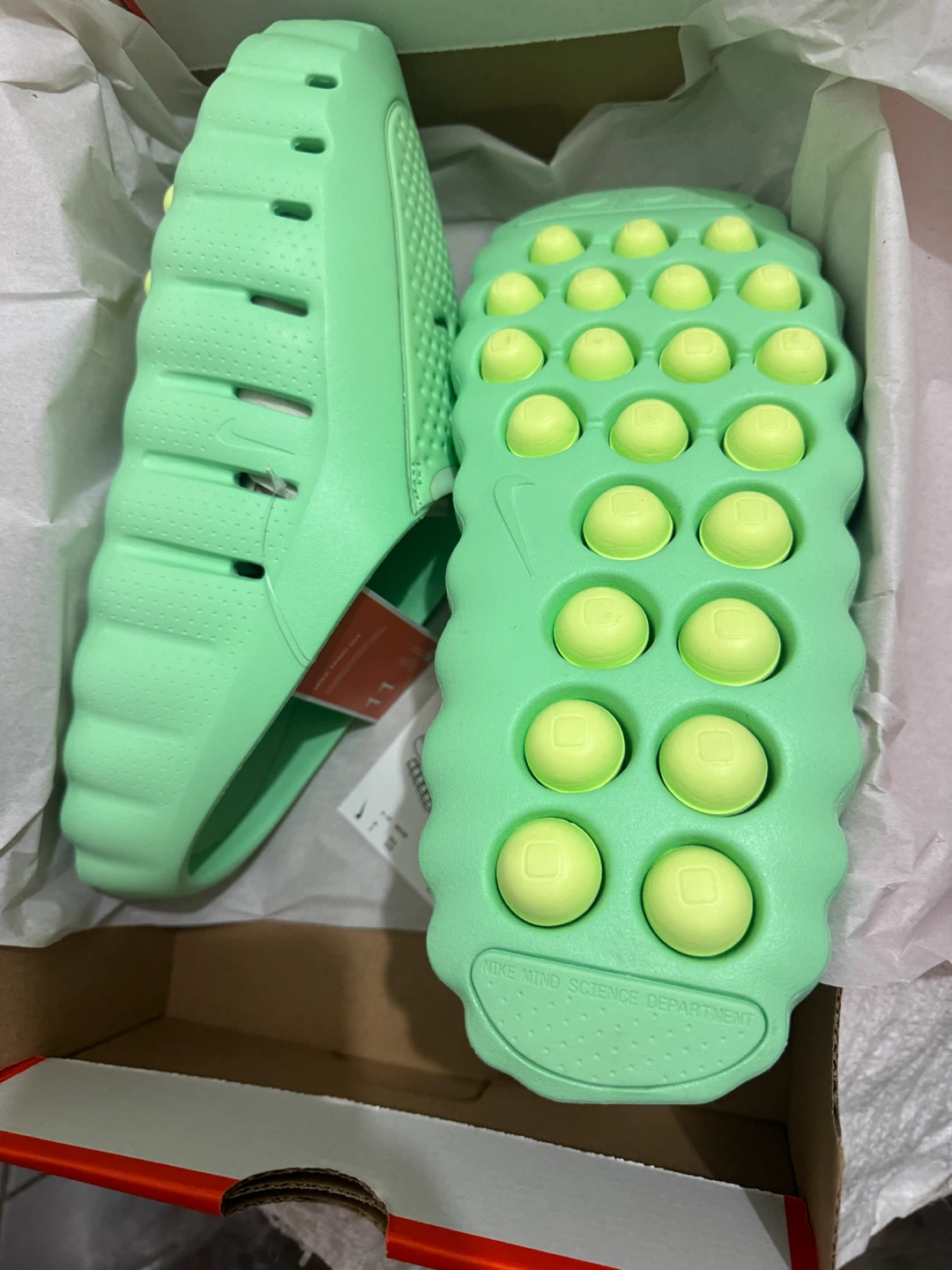 Nike Mind 001 Slide Cucumber Calm - photo 4
