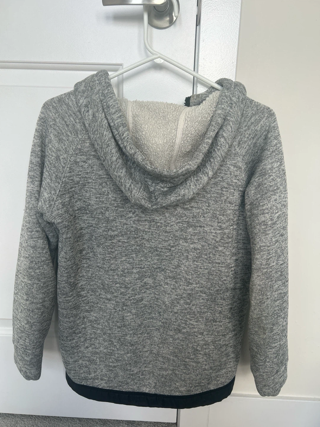 West 49 Grey Sherpa Lined Zip-Up Hoodie - photo 2
