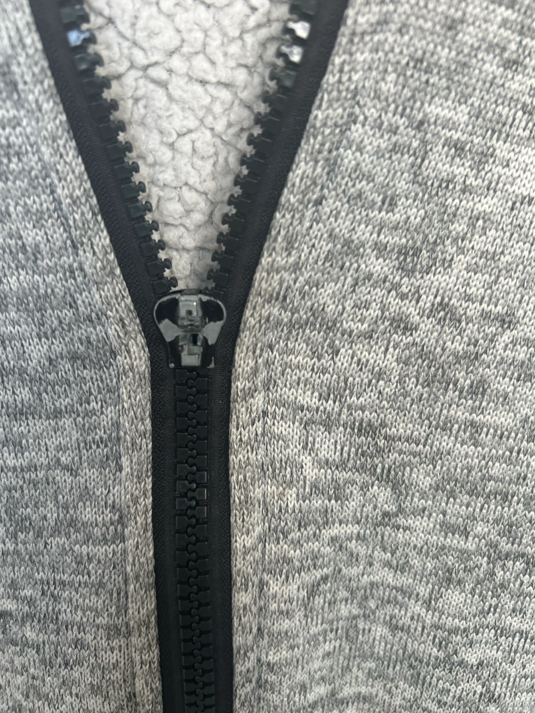 West 49 Grey Sherpa Lined Zip-Up Hoodie - photo 3