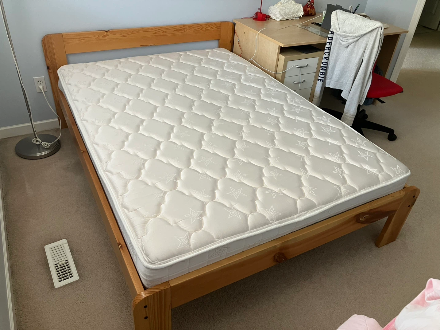 Full/Double size Wooden bed frame NO mattress - photo 2