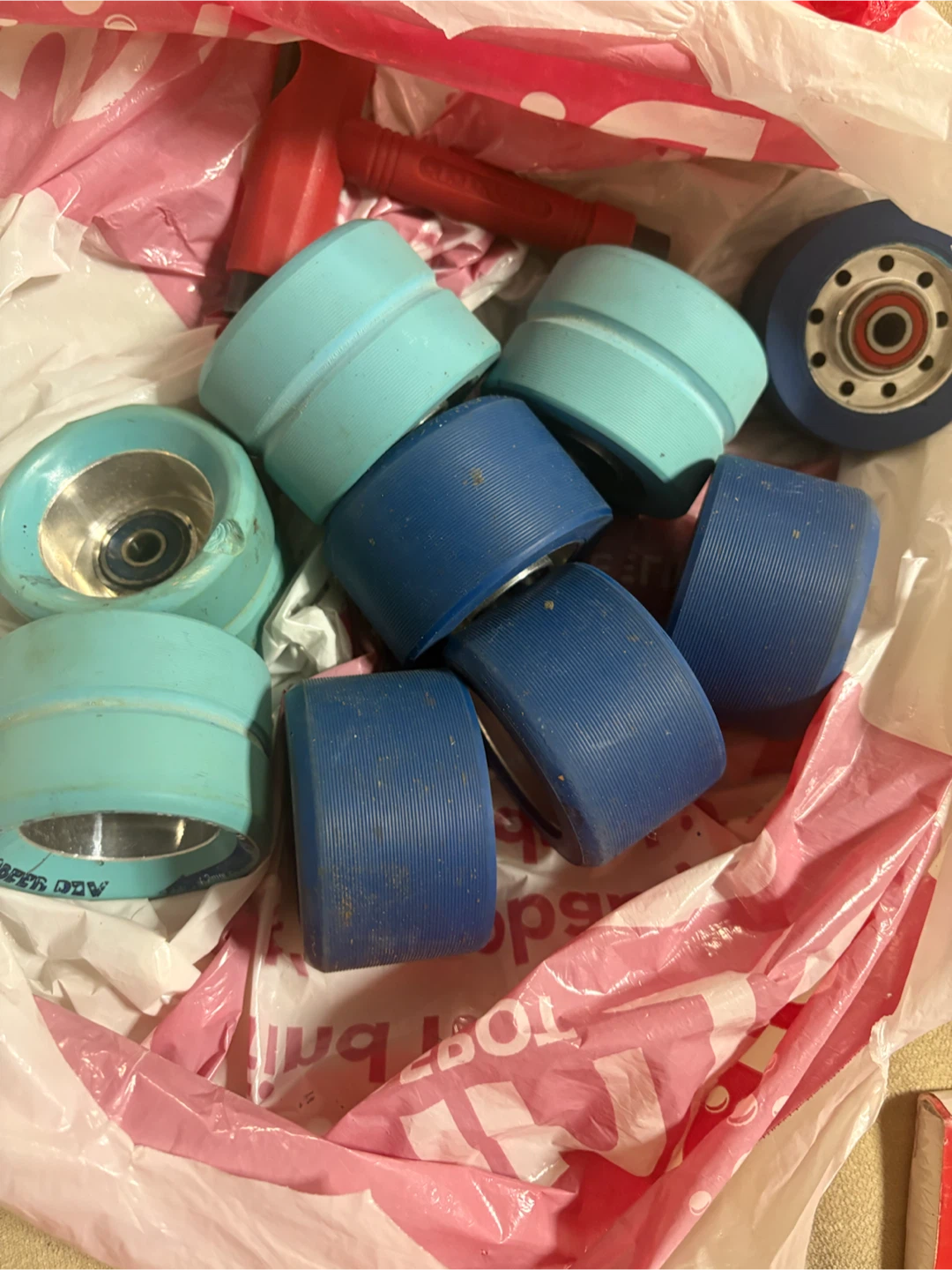 Bones Super Reds Skate Bearings and Wheel Set - photo 2