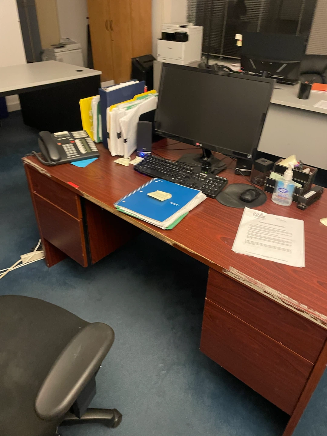 Office Desks and fan - photo 2