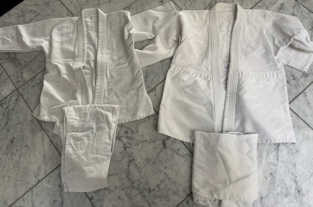 White Judo Gi Set- 140cm and 160cm