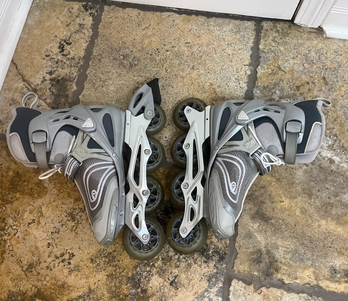 8.5 Ladies Grey Rollerblades - “Spark W Pro” - photo 2