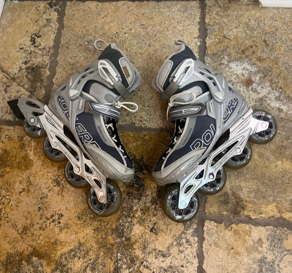 8.5 Ladies Grey Rollerblades - “Spark W Pro” - photo 3