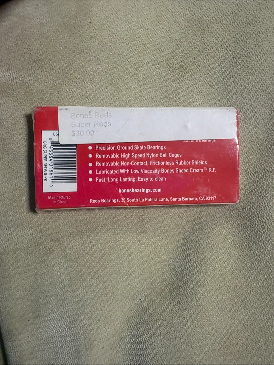 Bones Super Reds Precision Skate Bearings - photo 2