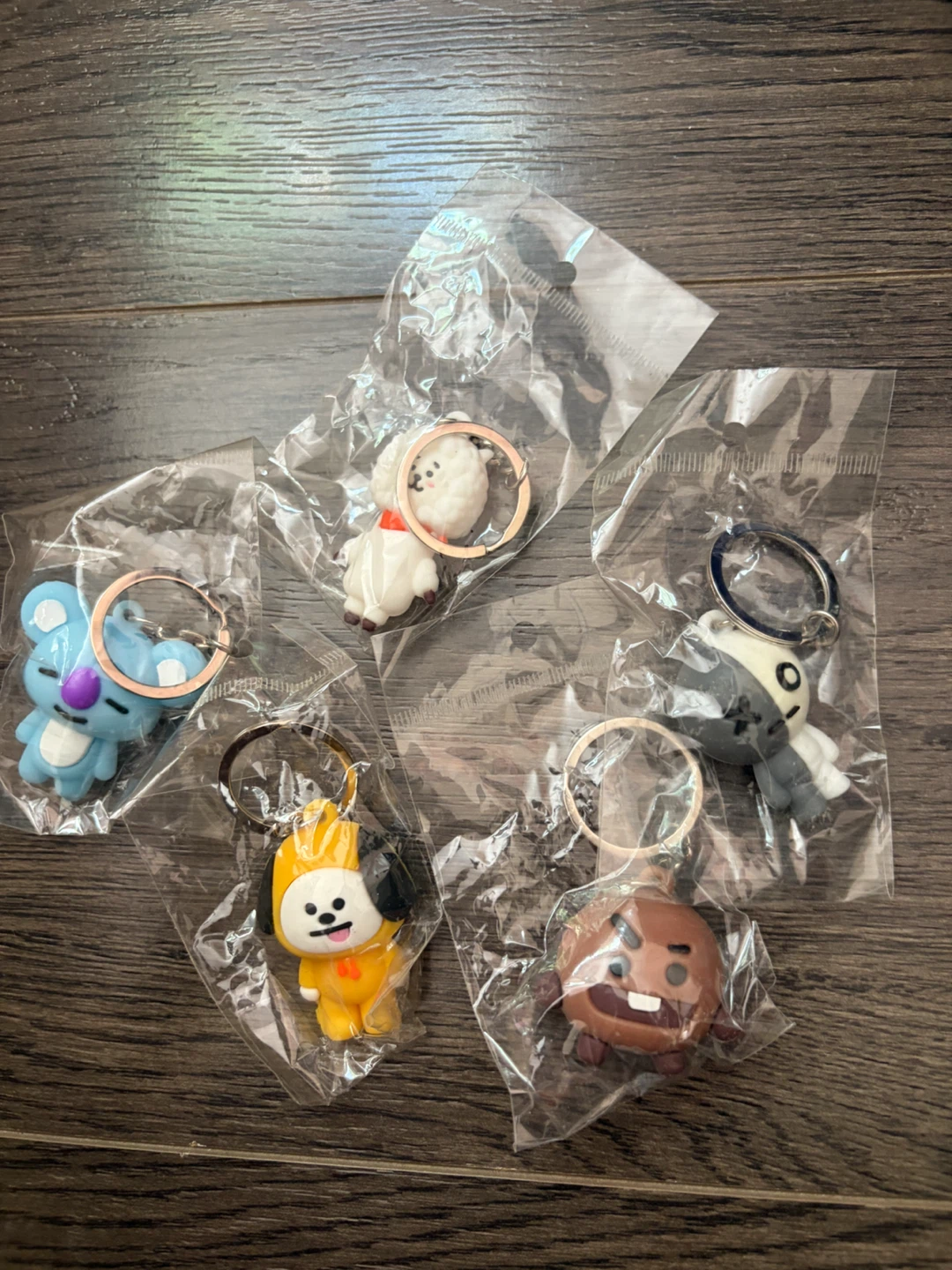Bundle of 5 BT21 Keychains and others - photo 3