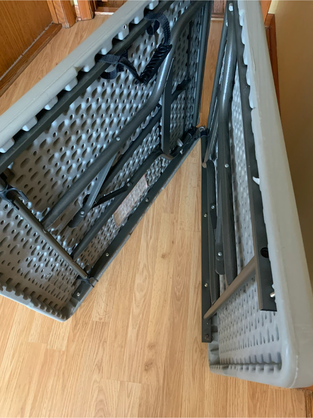 Folding Table - Gray Plastic - photo 2