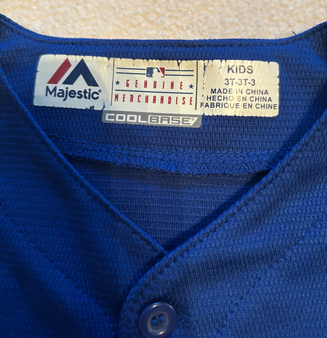 Majestic Kids Toronto Blue Jays Baseball Jersey Size 3T - photo 4