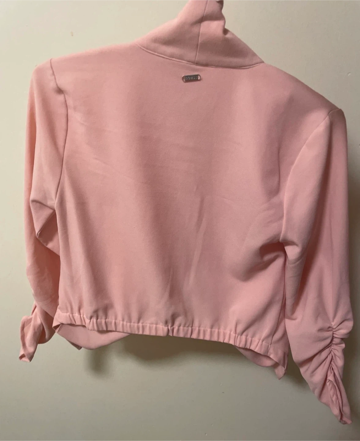 Guess Pink Ruched Sleeve Bolero Jacket XS - photo 3