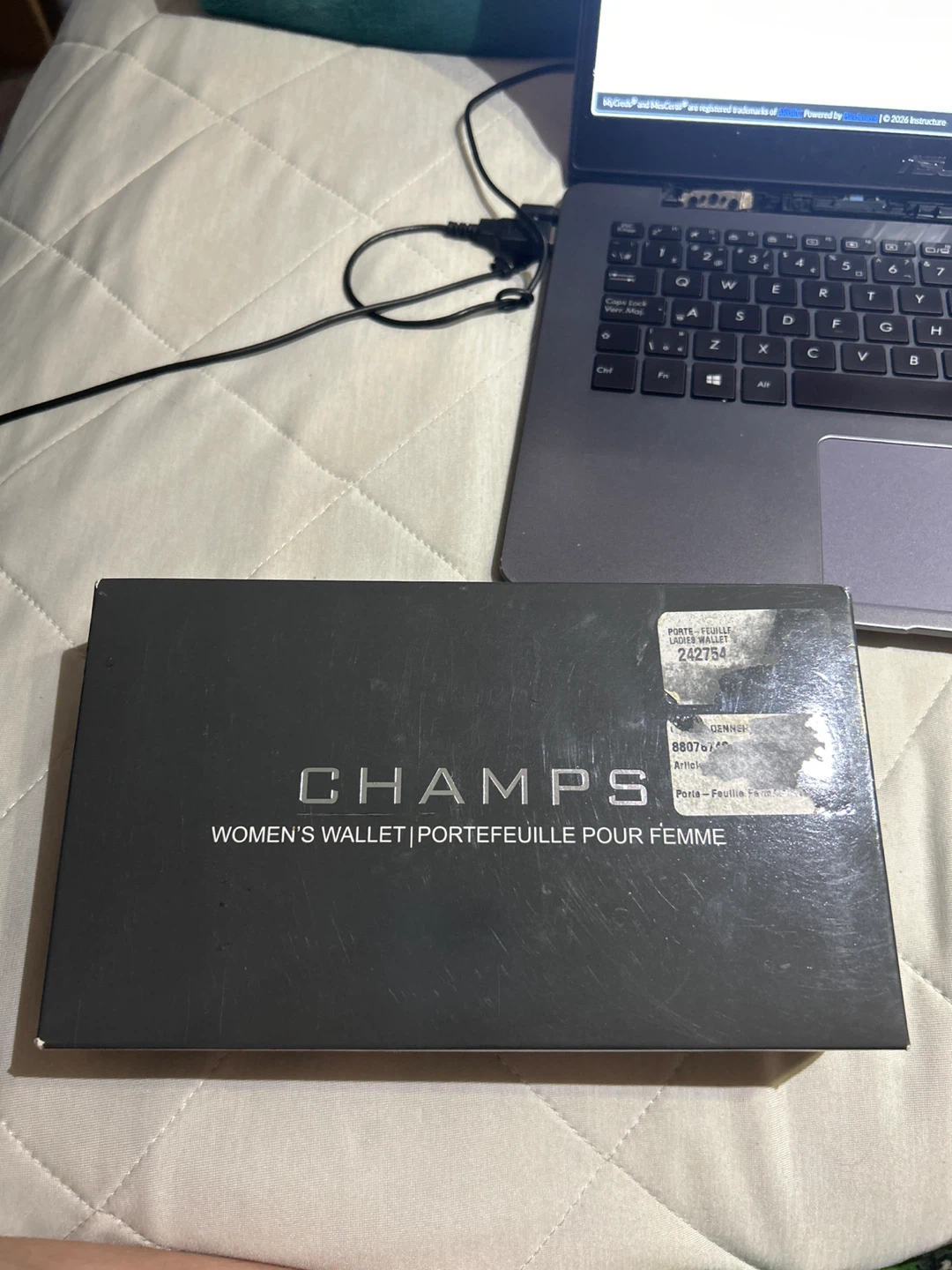 Champs black women's wallet