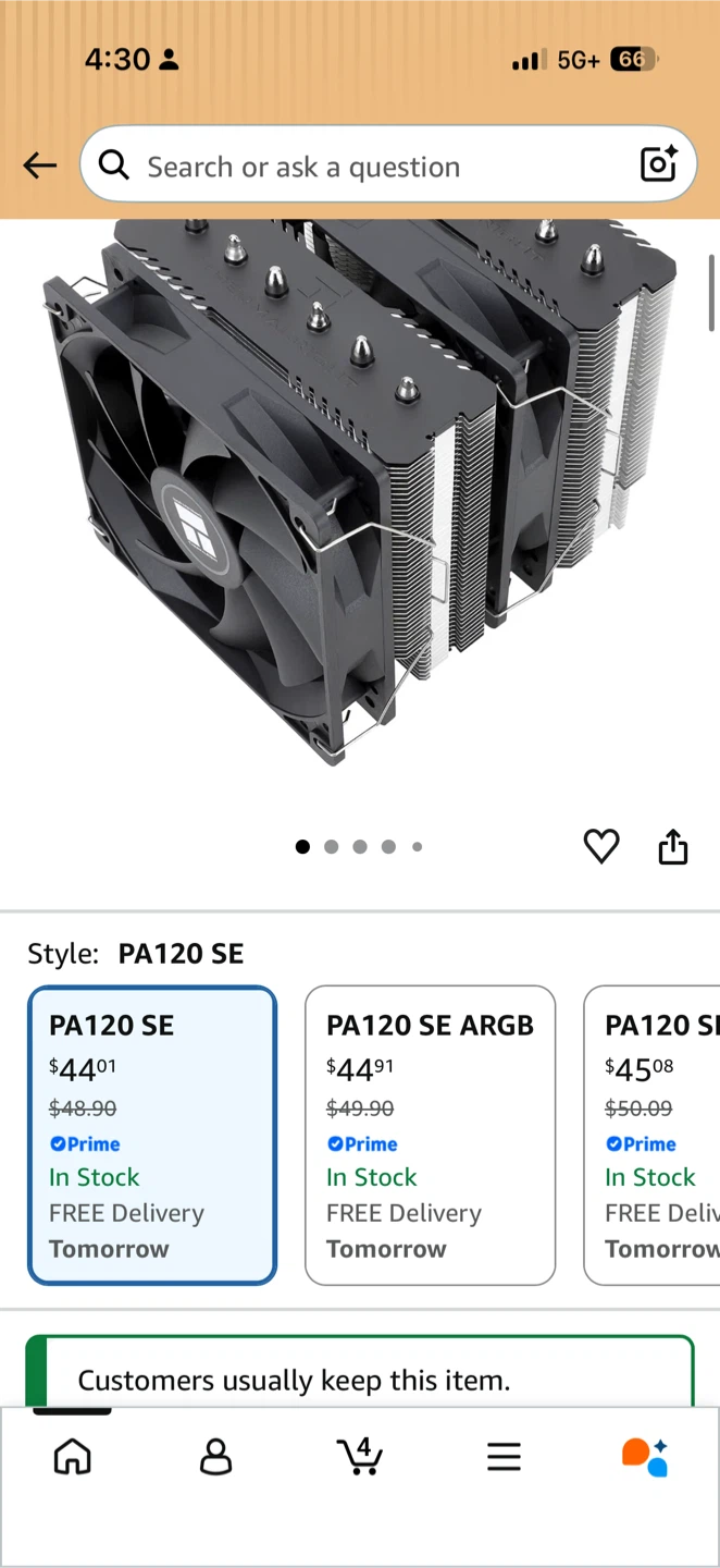 Thermalright Peerless Assassin 120 SE CPU Air Cooler