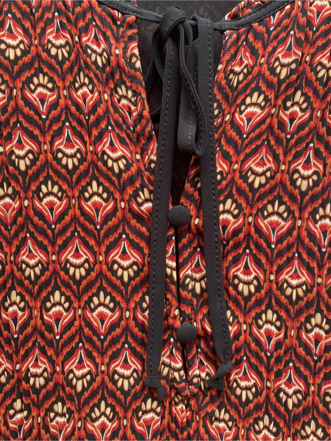 Joe Fresh Patterned Long Sleeve Dress Size L - photo 4