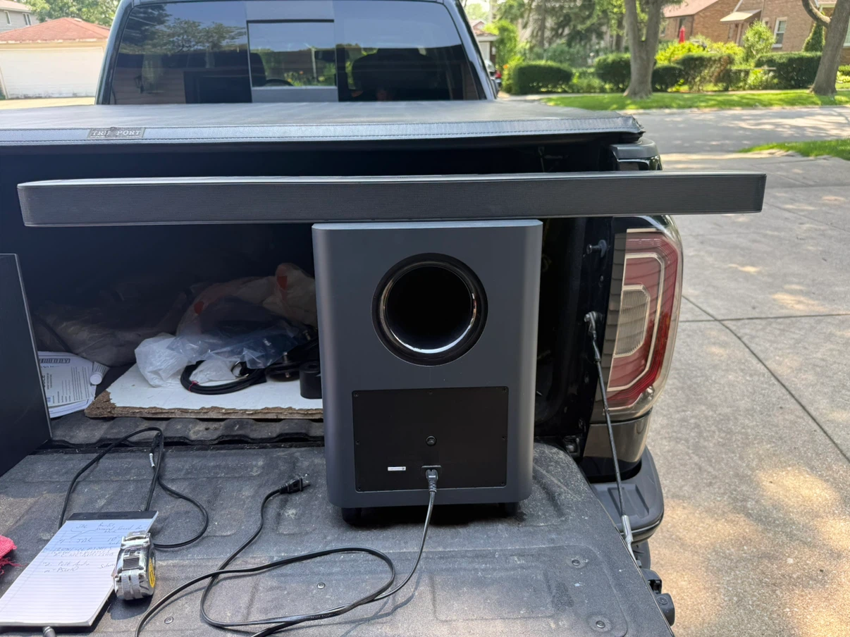 JBL Soundbar and Subwoofer
